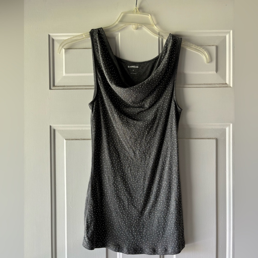 Express Black Draped Top in size Medium